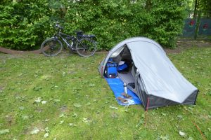 Erstes Nachtlager in Bergkamen