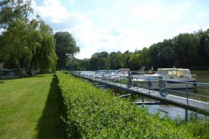 Camping an der Saale in Bernburg...