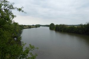 Blick auf die Saale bei Rothenburg...