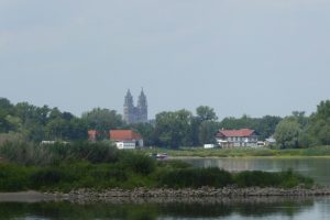 Blick auf den Magdeburger Dom...