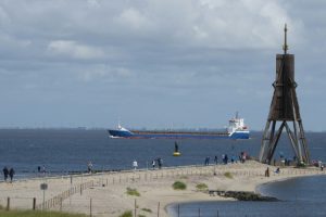 Kugelbake in Cuxhaven...
