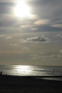 Strand von Cuxhaven am Abend...