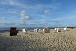 Strand von Cuxhaven am Abend...