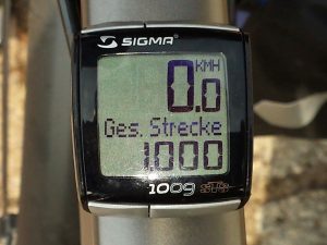 1000 Km gesamt, kurz vor Bernburg...