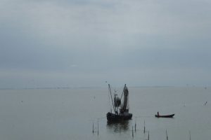 Fischer auf dem Ijsselmeer...